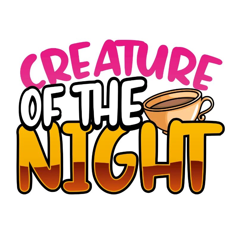 Insomniaque Cadeau Créature du Café de Nuit