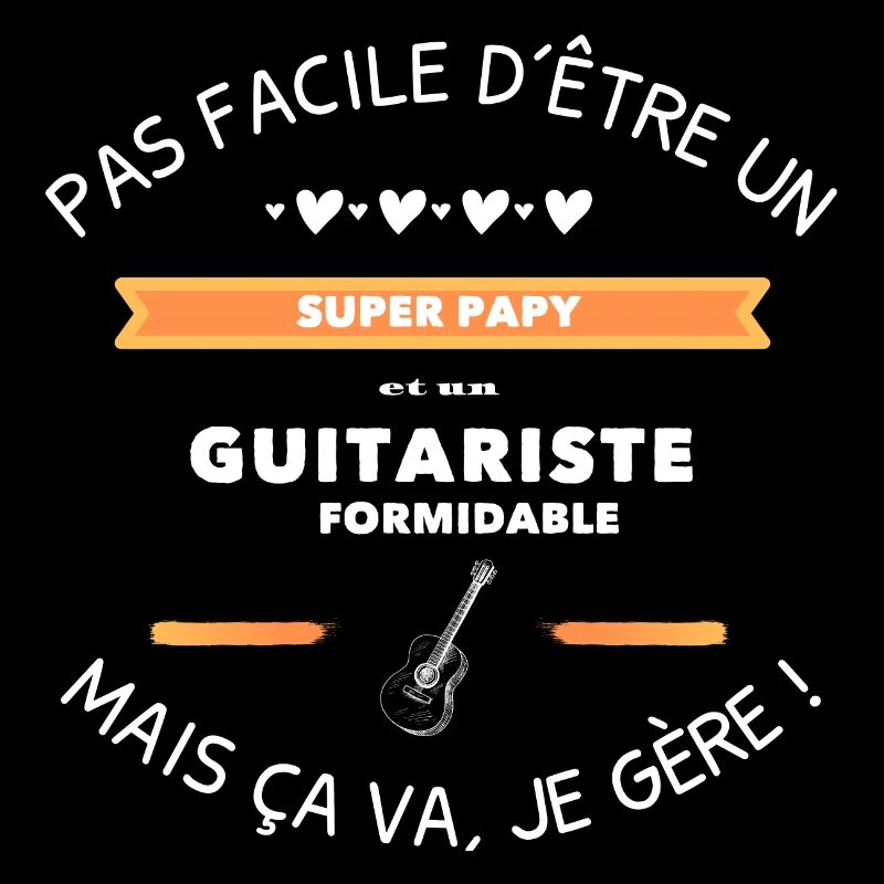 Super papy guitariste formidable