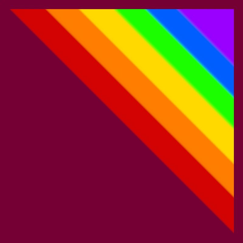 Ecke bunt Regenbogen Geschenkidee