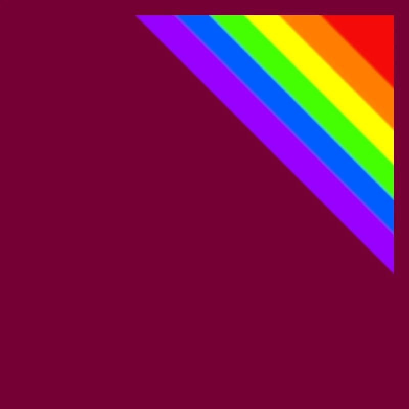 Regenbogen Geschenkidee Ecke bunt