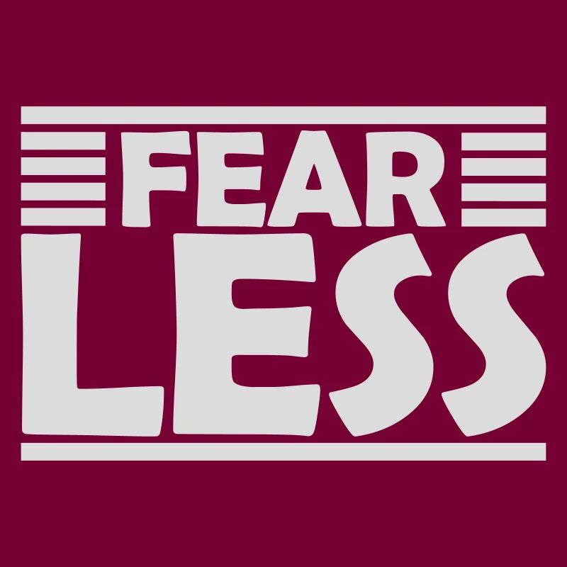 fearless Text Zitat Design