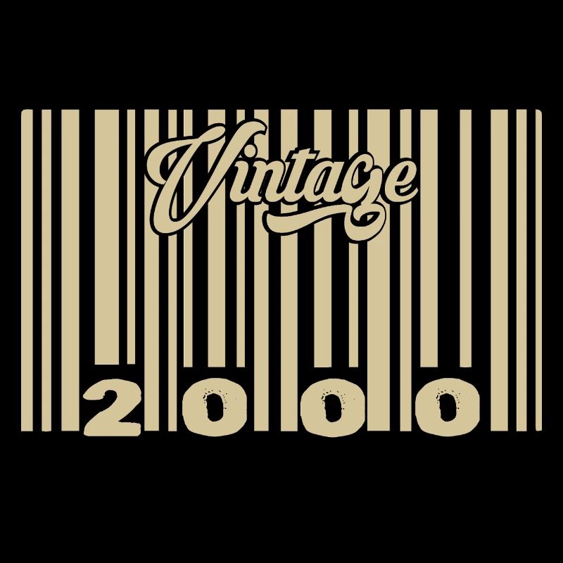 vintage 2000 Code barre 2000: Année 2025.