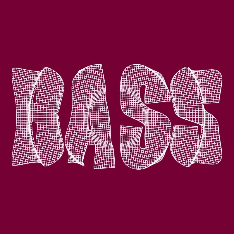Texte de basse blanc
