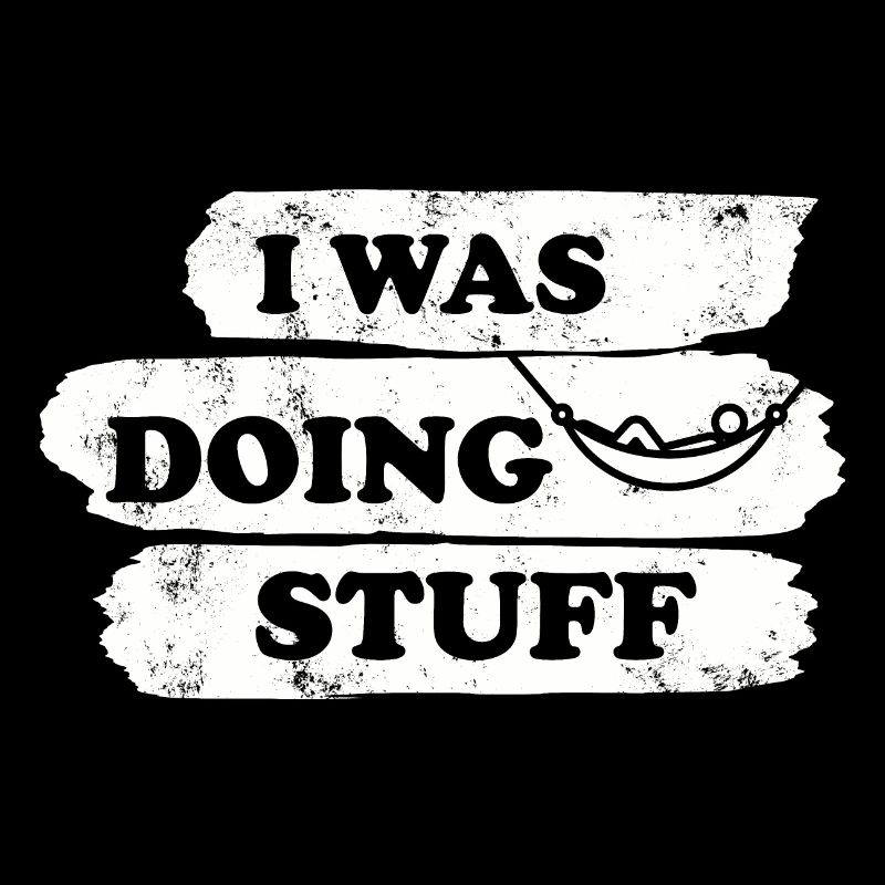 I was doing stuff - Hängematte vintage