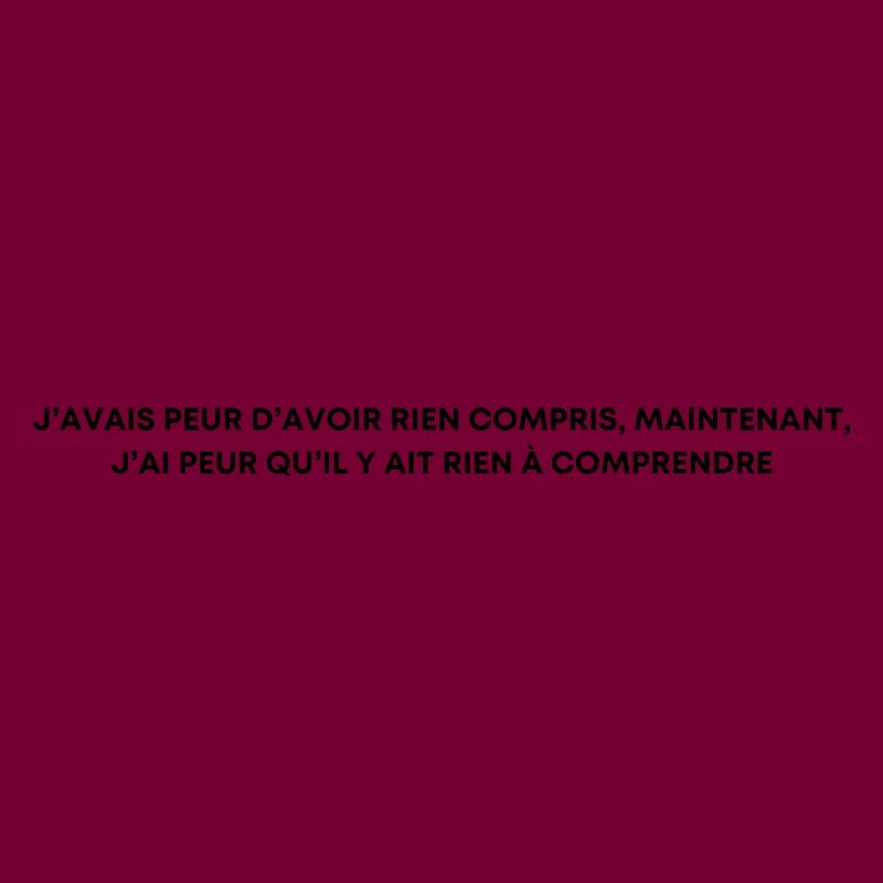 J'avais peur d'avoir rien compris - Orelsan