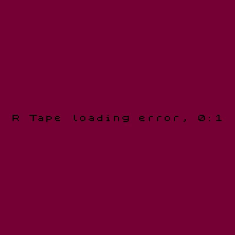 R Tape Loading Error - ZX Spectrum Error Message