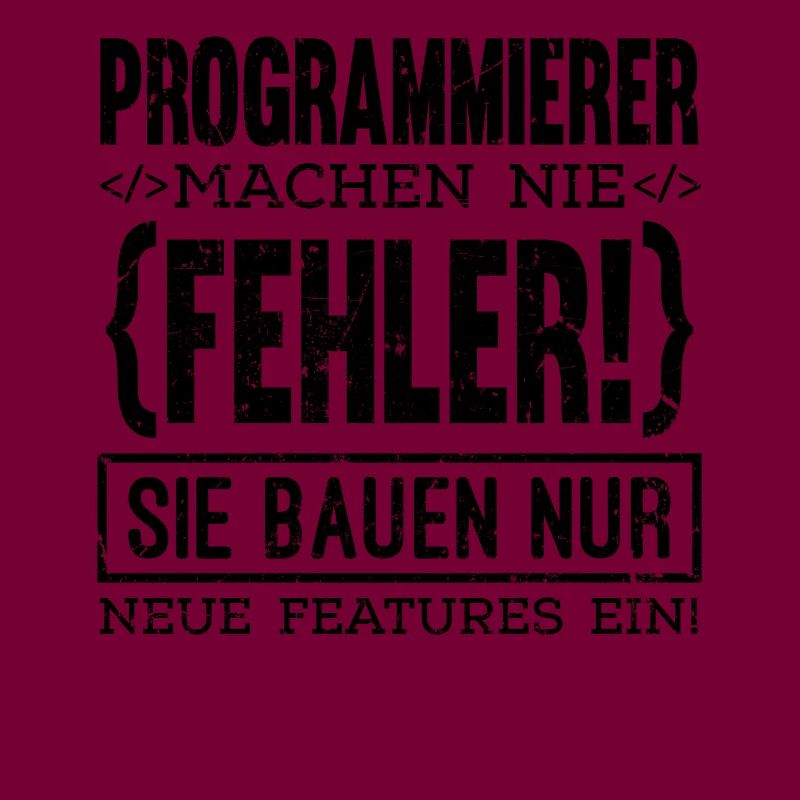 Programmierer machen nie Fehler Computer Nerd PC G