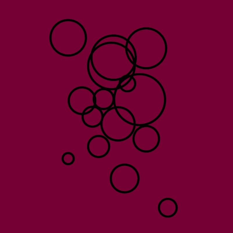 Abstract bubble pattern