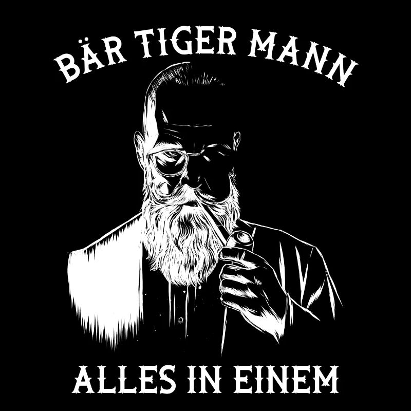 Bart Vollbart Schnurrbart Bärtig Bär Tiger Mann