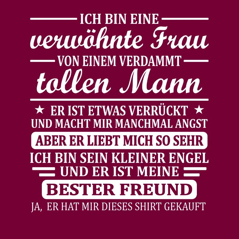 Frau Ehepartnerin Geschenk Verwöhnte Ehefrau Dame