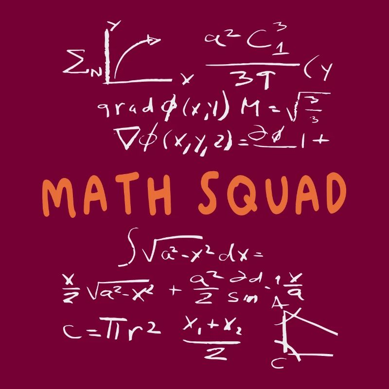 Math Squad Math Crew Mathe Liebhaber Mathe Lehrer Mathe