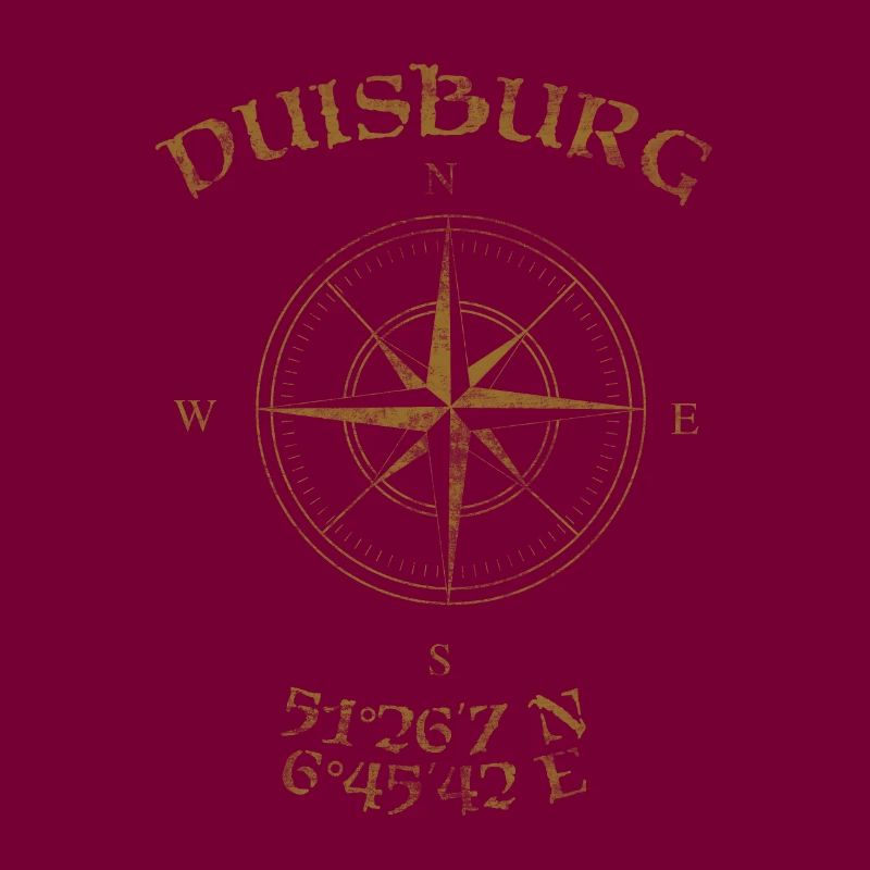 Compass GPS coordinates Duisburg