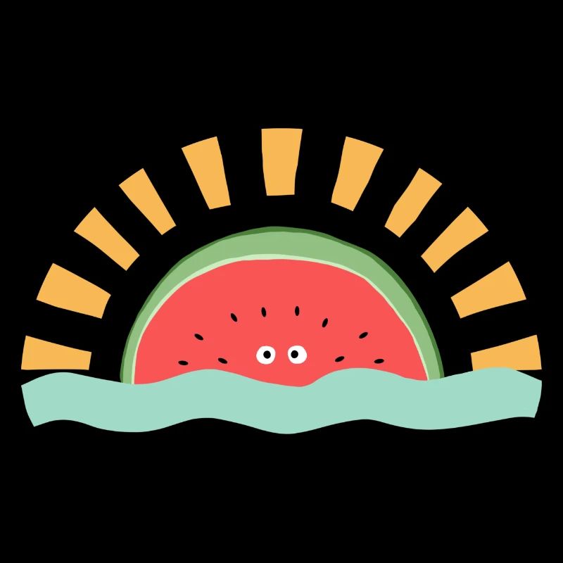 Lever de soleil à la pastèque