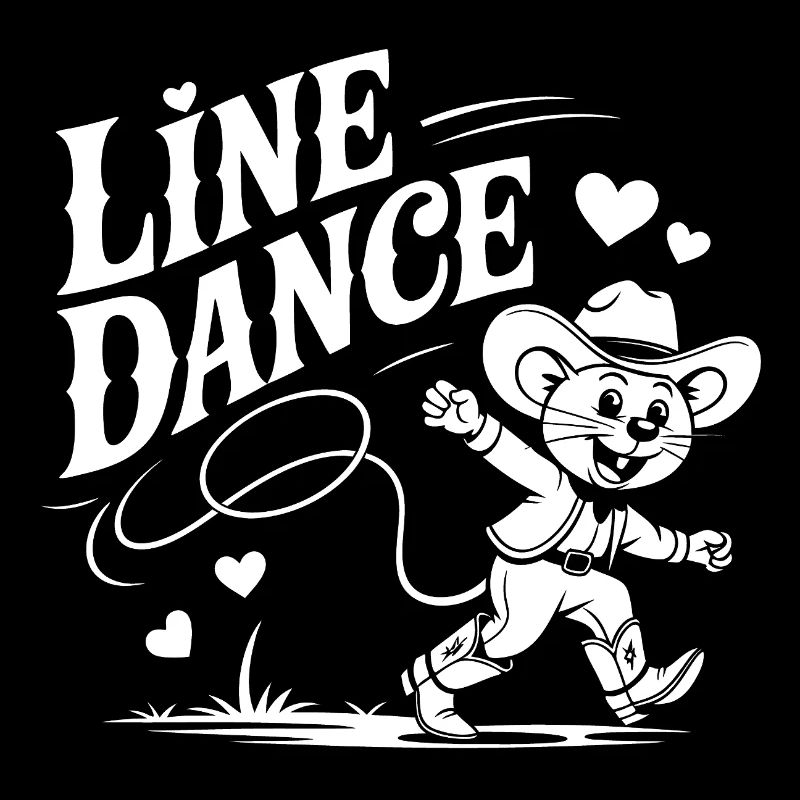 Line Dance Mouse Funny Mouse Dancing Line Dance