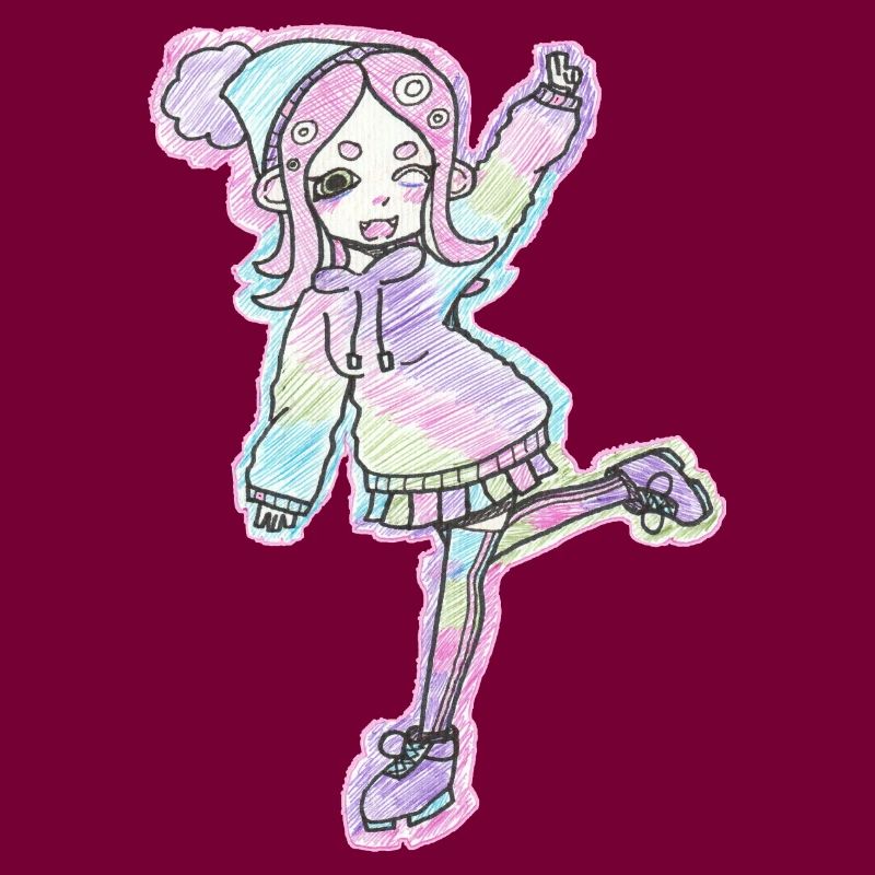 Inkling Mädchen | Pink | Splatoon