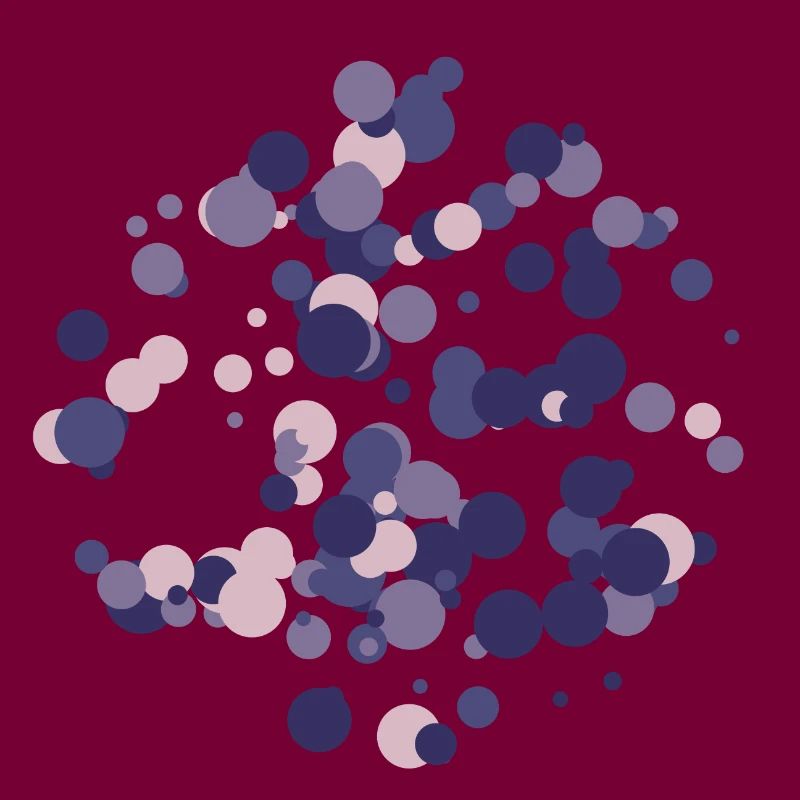 Abstract circles pattern