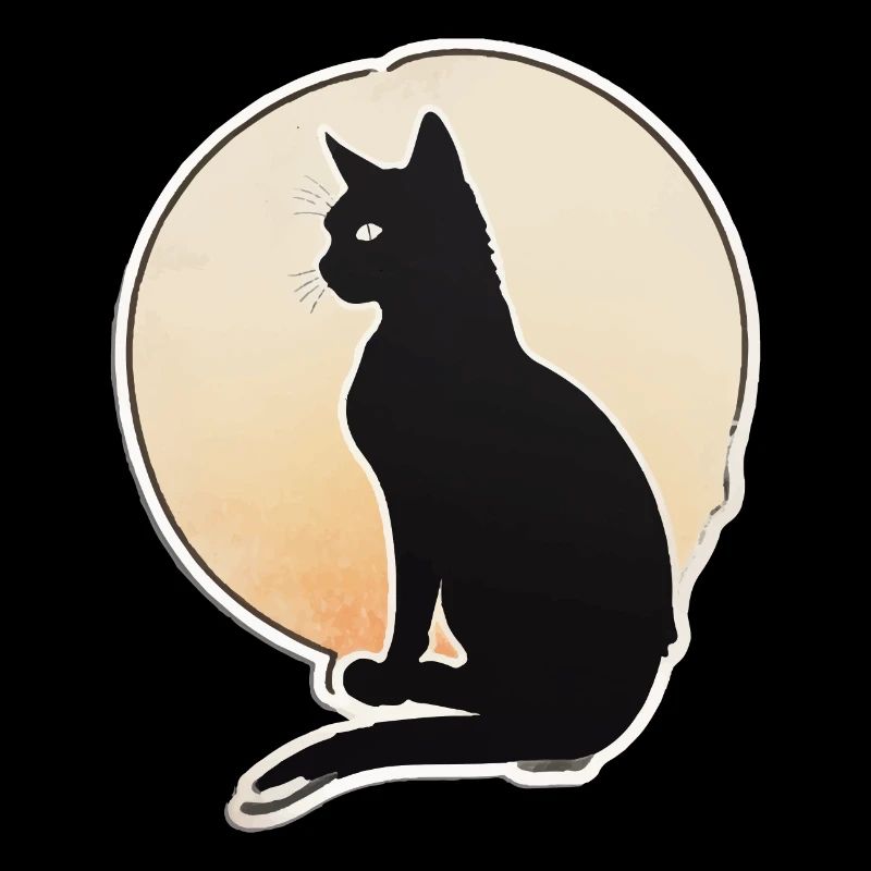 Silhouette de chat