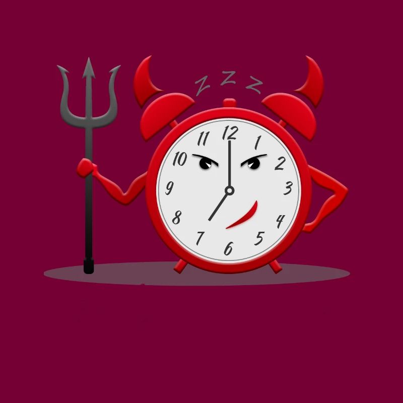 Devil alarm clock