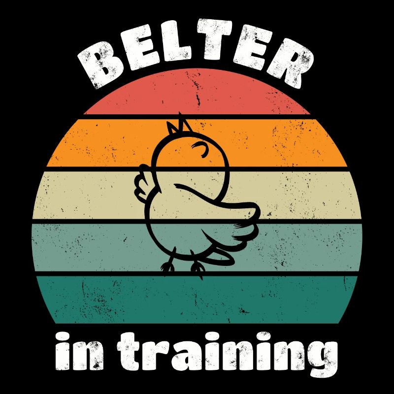 Belter in training - retro distressed
