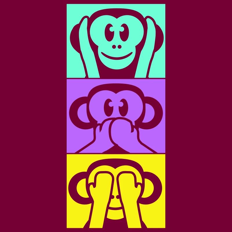 3 Wise Monkeys Hear Nothing Say See Monkey Fun