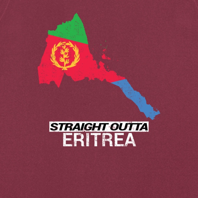 Straight Outta Eritrea country map &flag