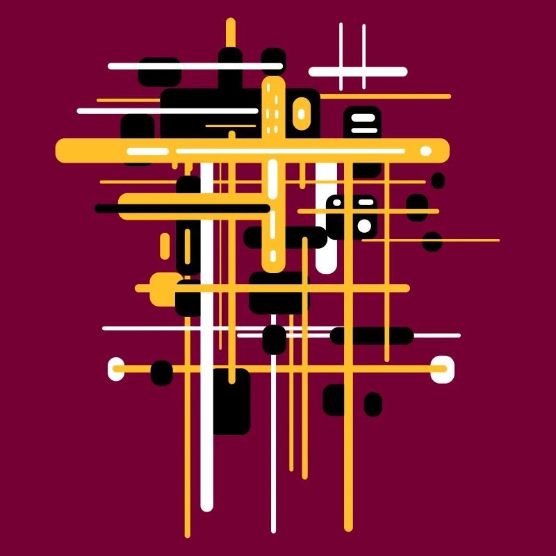 Bauhaus Construction Site - Pattern Abstract