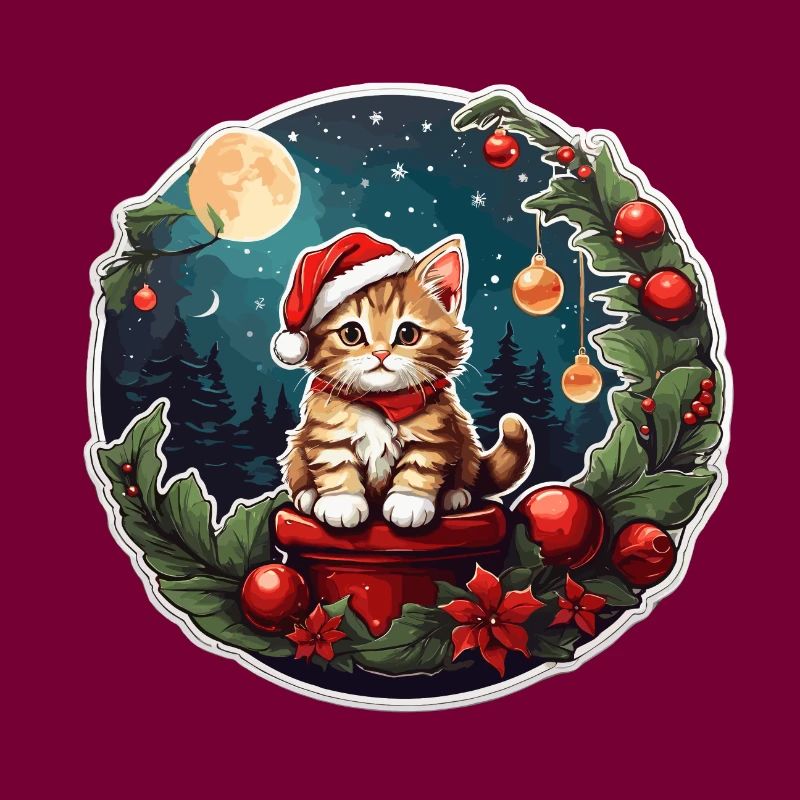Chat de Noël
