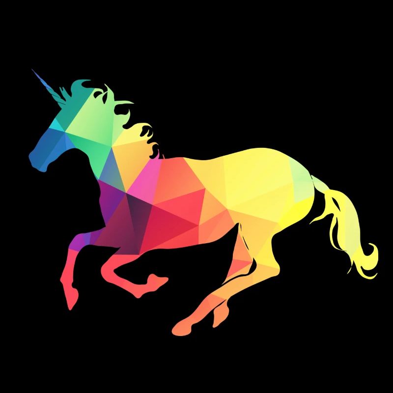 Buntes Einhorn