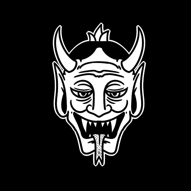 Devil Satan Tattoo Hexagon Swag Tattoo Gift