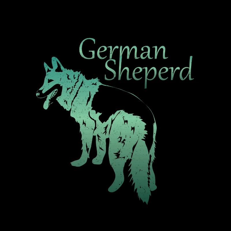 Schäferhund Silhouette