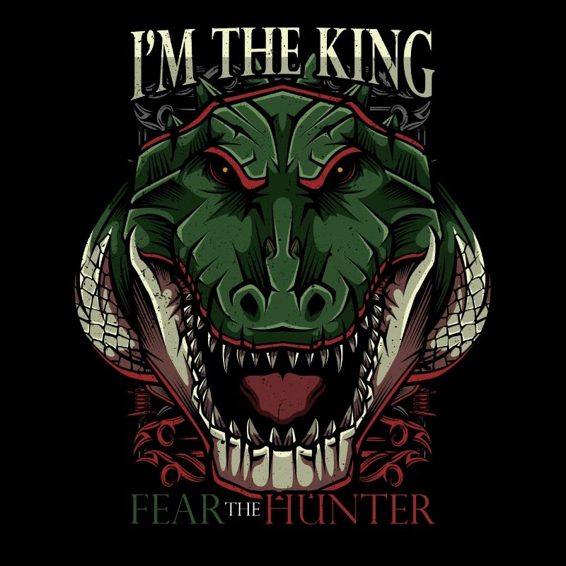 Modern Crocodile Trendy Alligator Africa Predator
