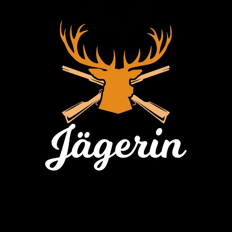 Jägerin Hirschgeweih