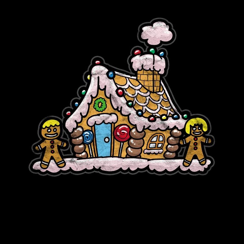 Maison de pain d'épice de Noël Nicolas