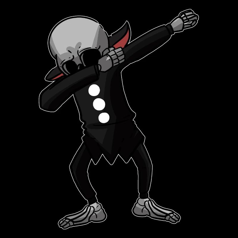 Halloween Dabbing Skeleton