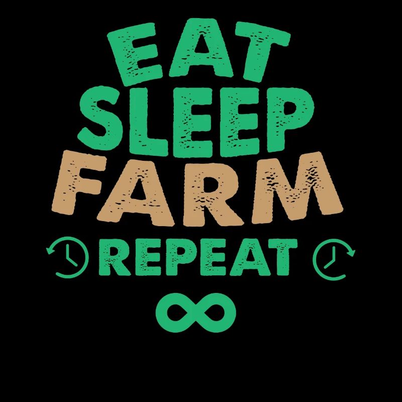 Manger dormir ferme répéter