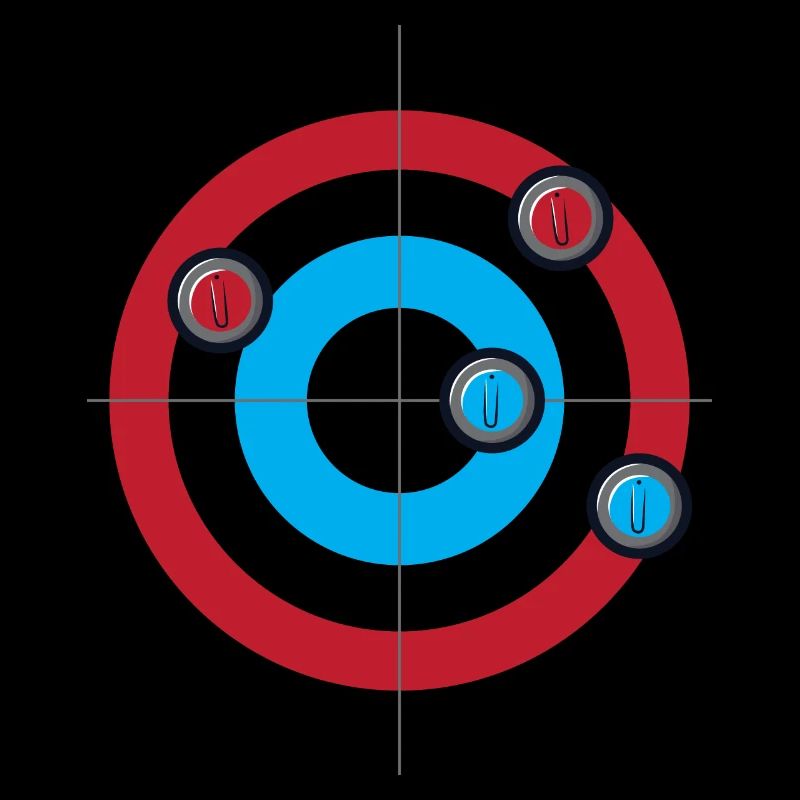Curling de curling pierres
