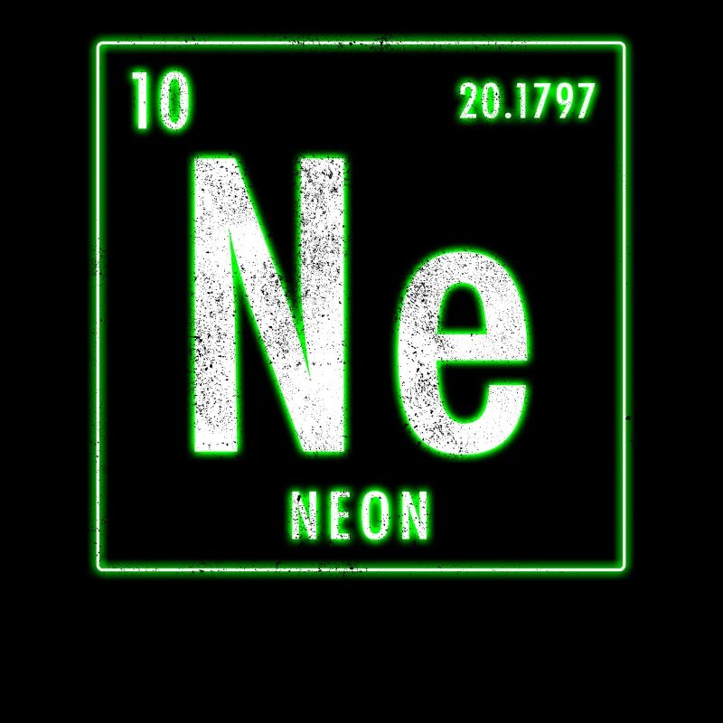 ELEMENT NEON LEUCHTEND