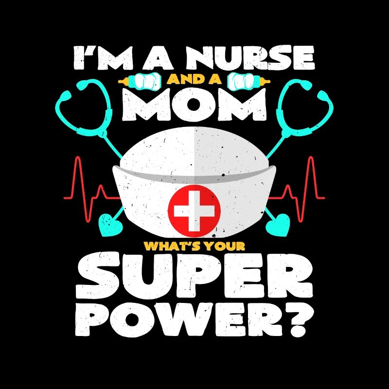 Supermama & Krankenschwester | Muttertag Geschenk