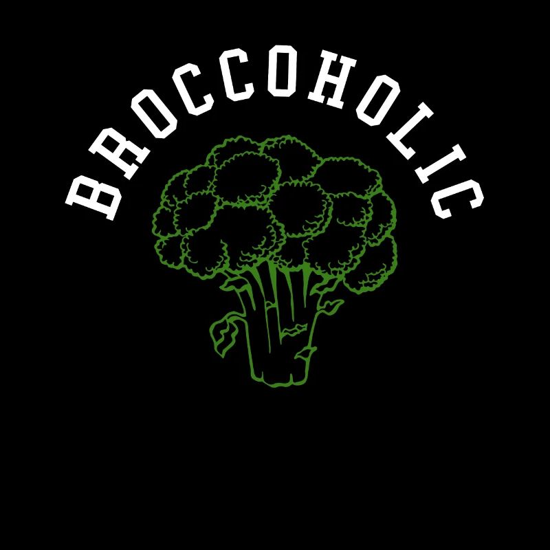 Vegan Broccoli Vegetables TShirt Organic Slimming
