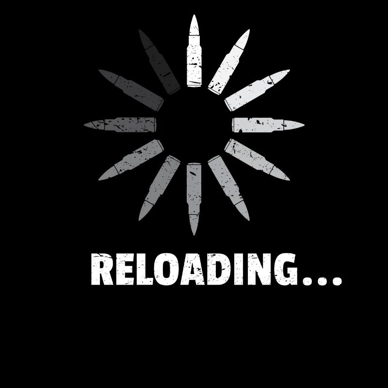 Reloading Ladekreis nachladen Geschenkidee Waffen