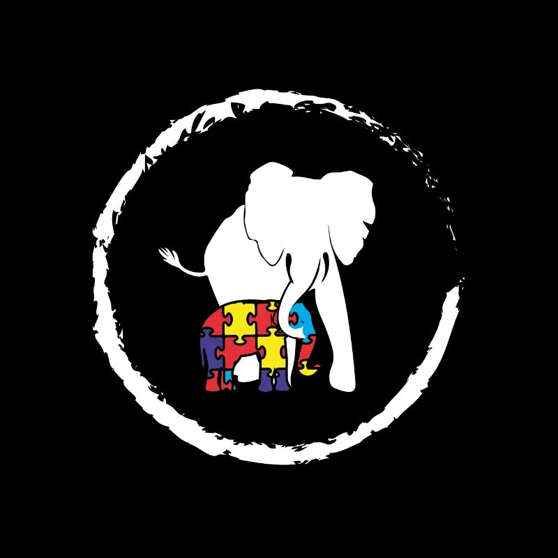 Autismus Mutter Elefant Autist ADHS Geschenk
