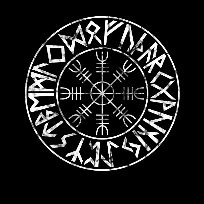 Helm of Awe Wikinger Terror Runen Zeichen