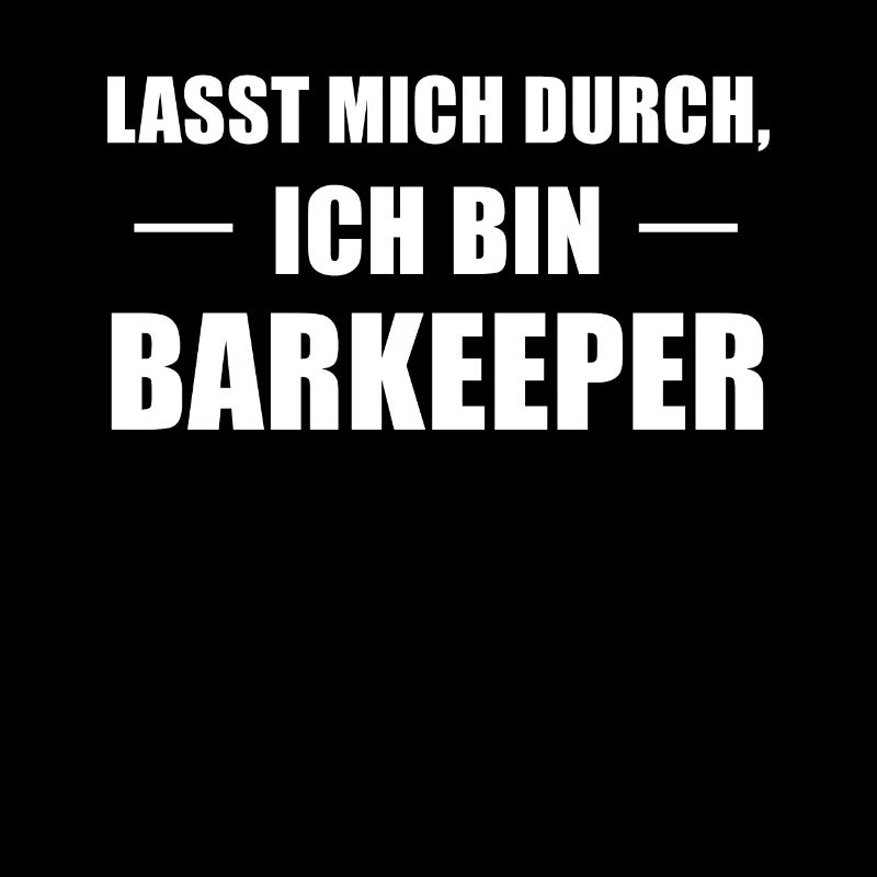 Barkeeper Barkeeperin Spruch Geschenk