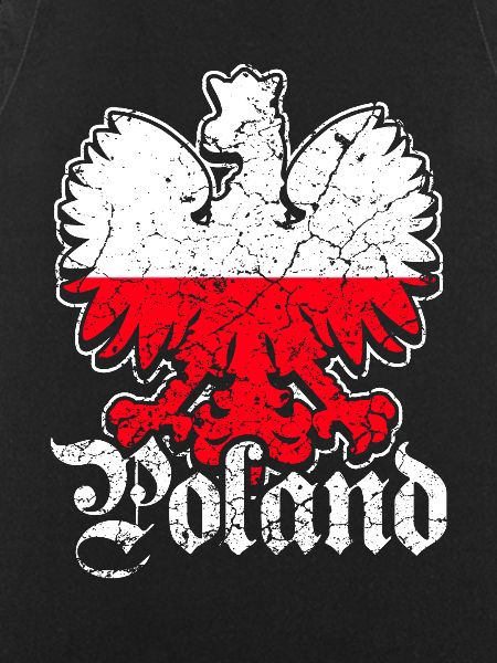 Poland flag eagle