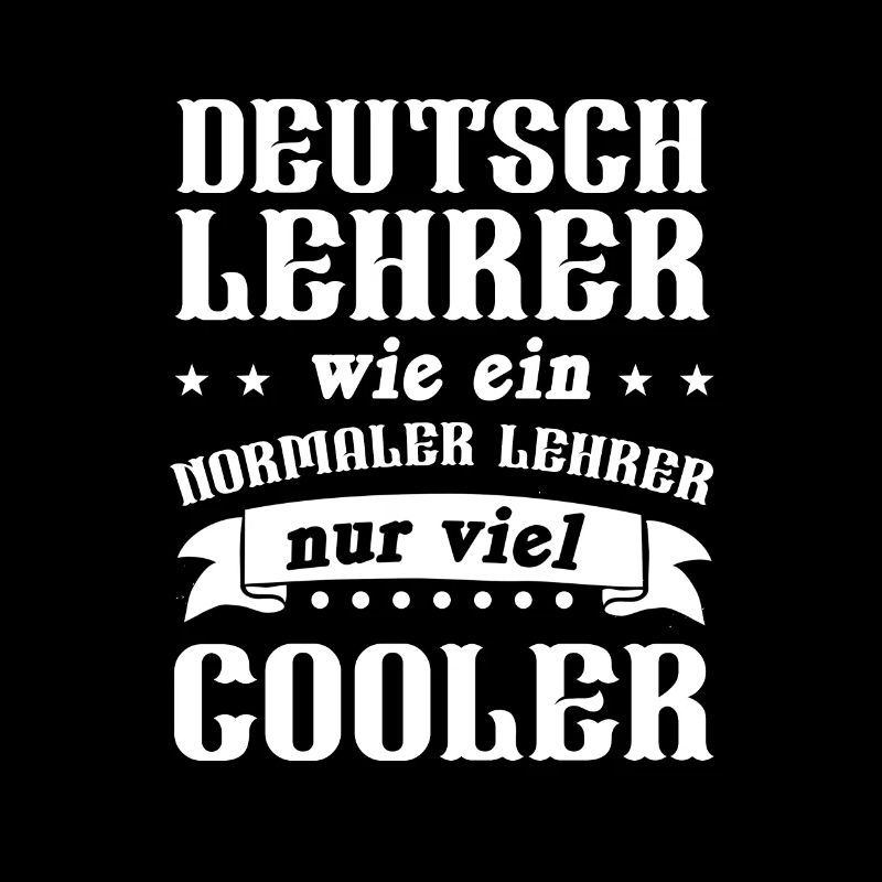 German teacher school teaching student gift