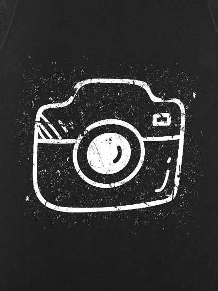Camera icon white gift