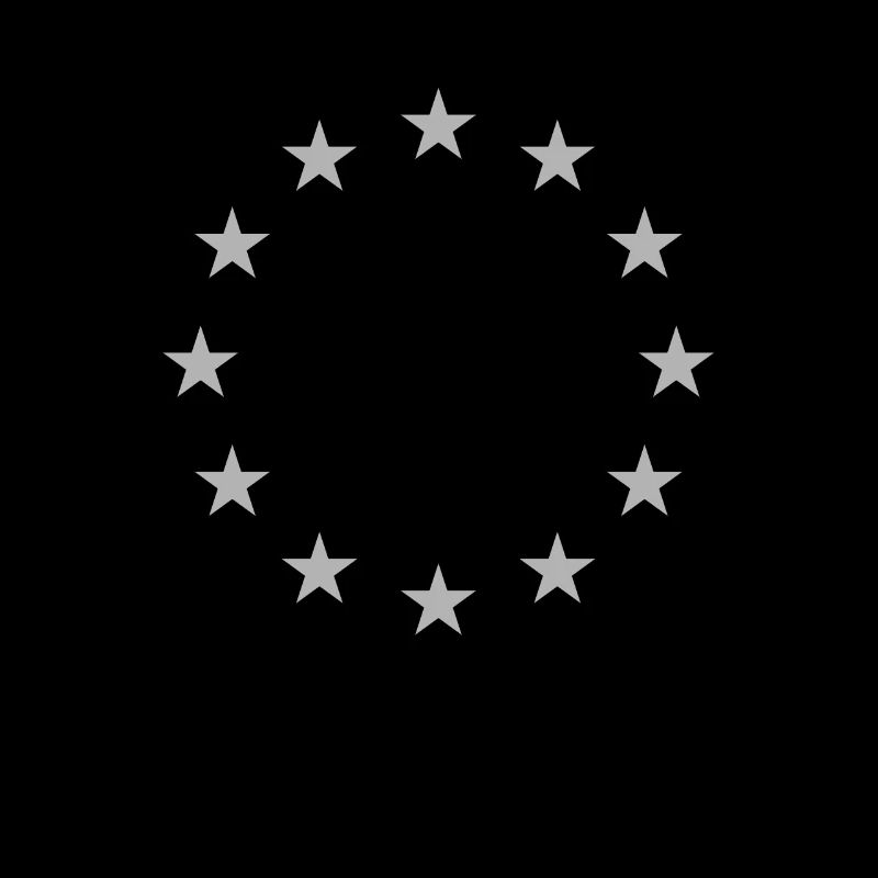 L’Europe drapeau de l’UE gris