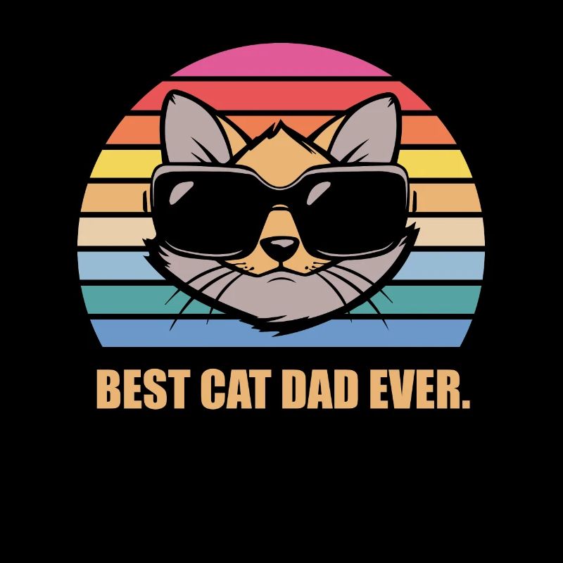 Cadeau de papa de chat de chat de chats