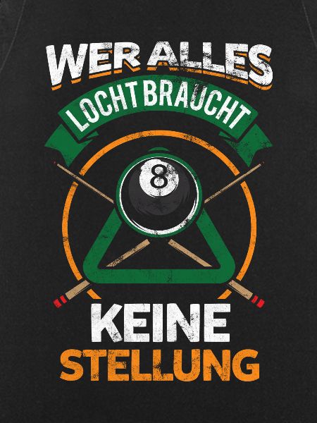 Lustiges Billard Spruch Geschenk