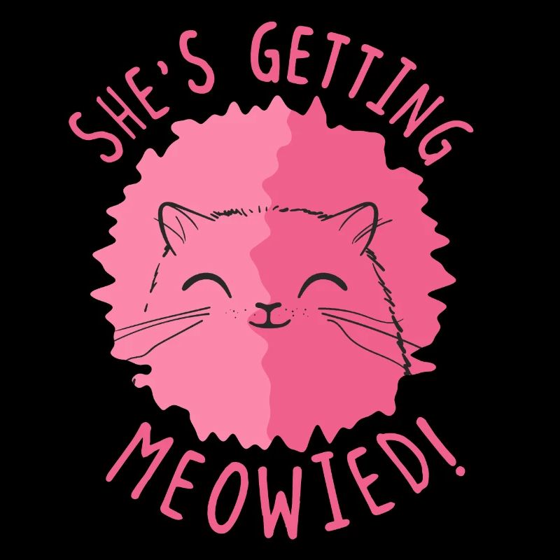 She’s getting Meowied ! Chat mariage mariée
